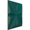 Ekena Millwork 19 5/8in. W x 19 5/8in. H Riley EnduraWall Decorative 3D Wall Panel Covers 2.67 Sq. Ft. WP20X20RLGLN - alternate 4
